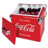 Koolatron Coca-Cola Retro Ice Chest Cooler with Bottle Opener 13 Litre /14 Quart, Red, Vintage Style Ice Bucket for Camping, Beach, Picnic, RV, BBQs, Fishing