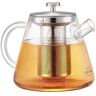 SILBERTHAL Glazen theepot met Infuser 1,5L Perfect voor Losse Blad Thee & Kruideninfusie Fijne Mesh RVS Zeef