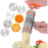 Zuzer Roestvrij Staal Noodles Machine Handmatige Noodle Maker Machine met 7 Noodle Moulds