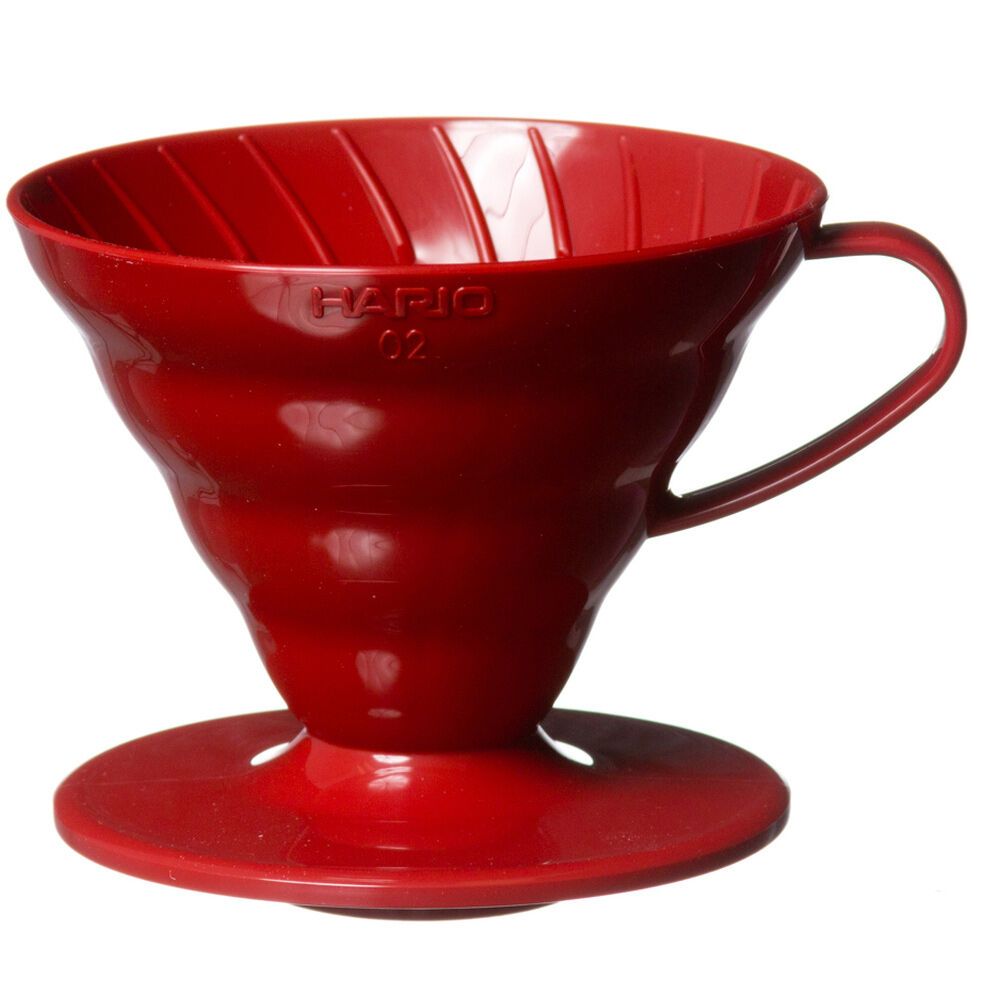 Hario V60 dripper porselein rood maat 02