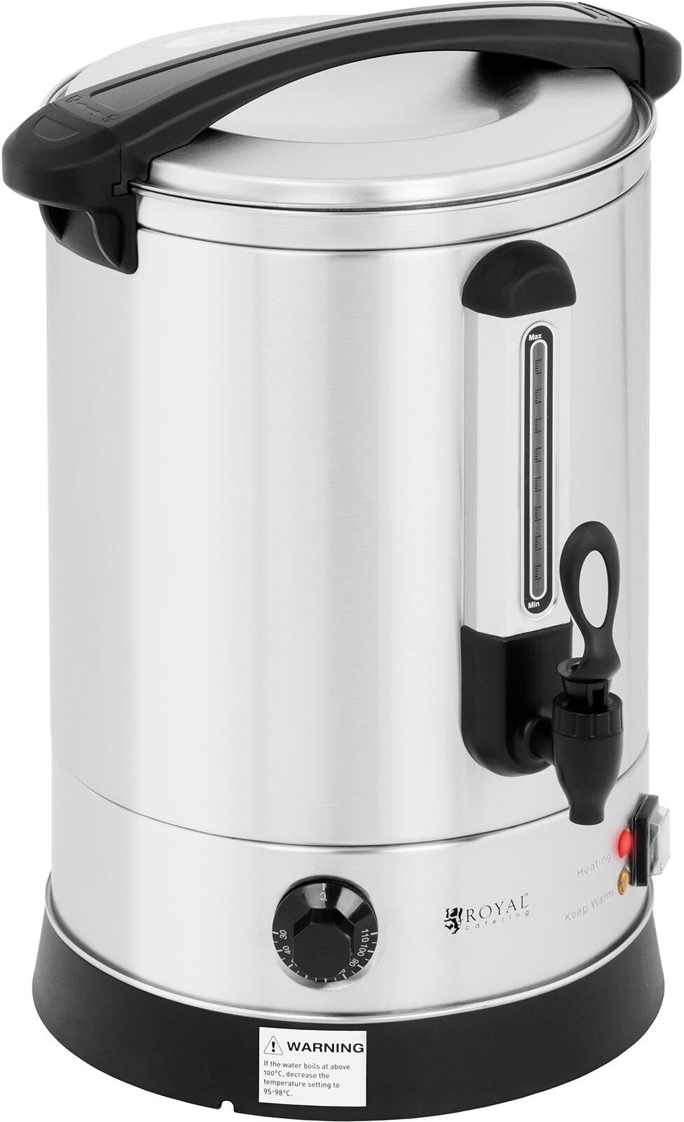 Royal Catering Heetwaterdispenser - 14,5 L - 2.500 W - dubbelwandig 10011698