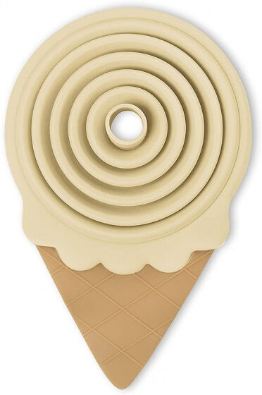 Balvi trechter IJsvorm opvouwbaar 13,8 x 8,5 cm siliconen crème - Crème