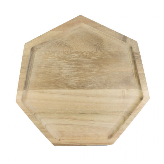 Tak Design snijplank Polygon Blis 25 x 25 cm bruin hout - Bruin