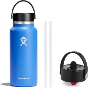 Hydro Flask Wide Mouth Flex Cap + Straw Cap, 946 Ml (32oz), Cascade