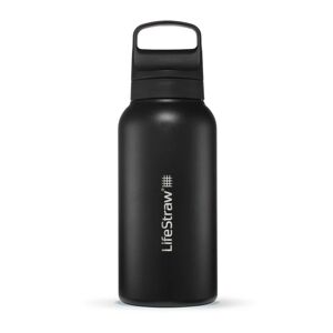 Lifestraw® Go Filter Water Bottle 2.0 Stainless Steel, 1l, Black