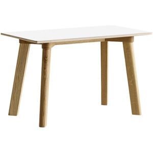 HAY Copenhague Deux Cph215, Wb Lacquered Oak, Pearl White, 75x35 Cm