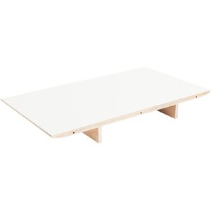 HAY Copenhague Cph30 Extendable Leaf - Soaped Oak - White - 50x90 Cm