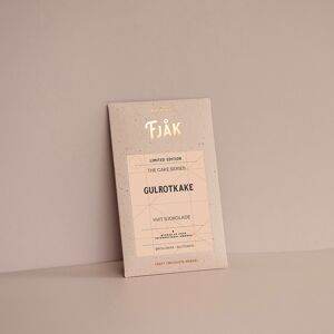 Kaffebox Fjåk White Carrot Cake Craft Chocolate Bar