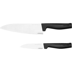Fiskars Hard Edge knivsett 2 deler - stor kokkekniv og grønnsakskniv