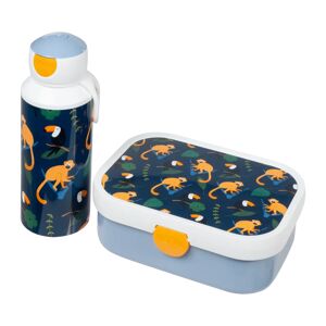 Mepal Campus animal flaske + matboks set blue