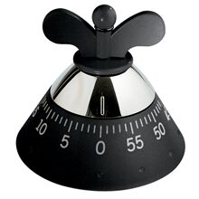 Alessi Kitchen Timer Kjøkkentimer Sort