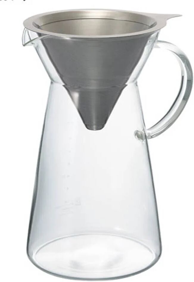 HARIO V60 serveringskanne med metallfilter for kaffe