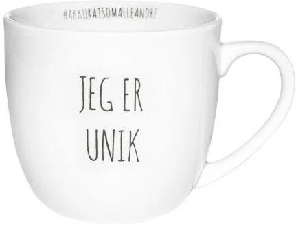 Porsgrunds Porselænsfabrik Hashtagkrus: Jeg Er Unik - 38cl - Hyttefeber.No 🇳🇴