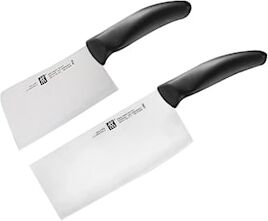 ZWILLING Style Knife set. Kjøttøks 15 cm & Kinesisk kokkekniv/øks 18 cm.