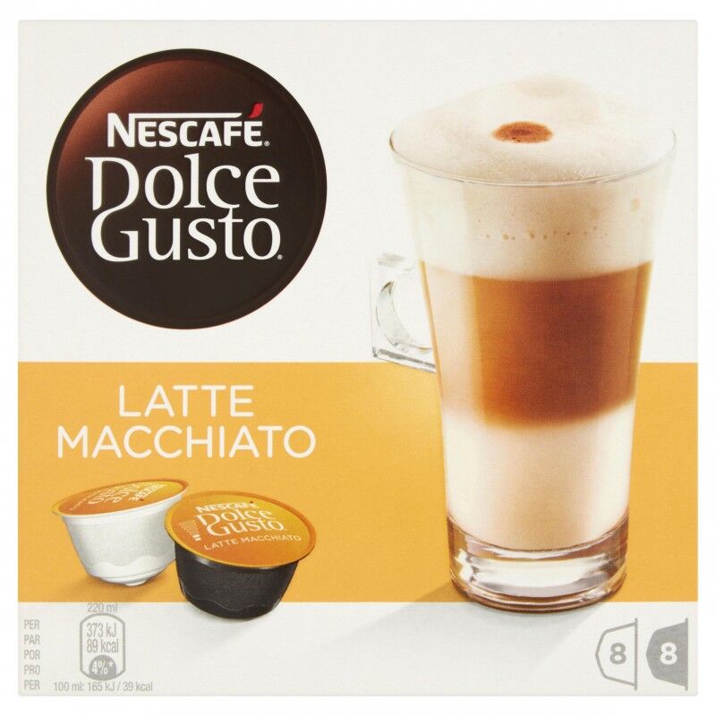 Nescafe Dolce Gusto Latte Macchiato 16 stk Kaffekapsler