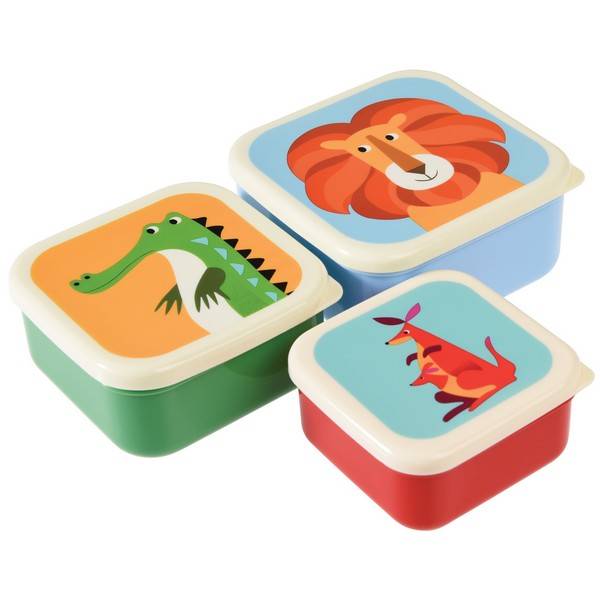 Rex London Snack Box 3-Pack, Jungeldyr