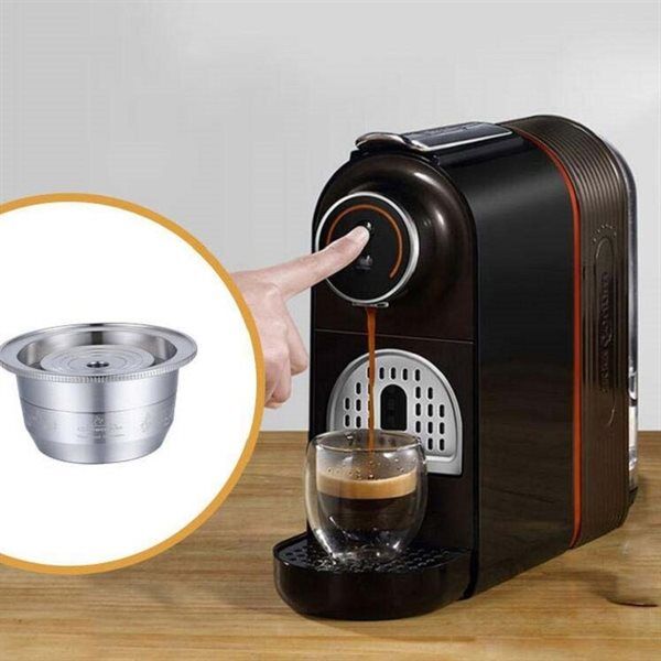 24hshop Kaffekapsel med filter til NESPRESSO Vertuoline GCA1 & Delonghi ENV135