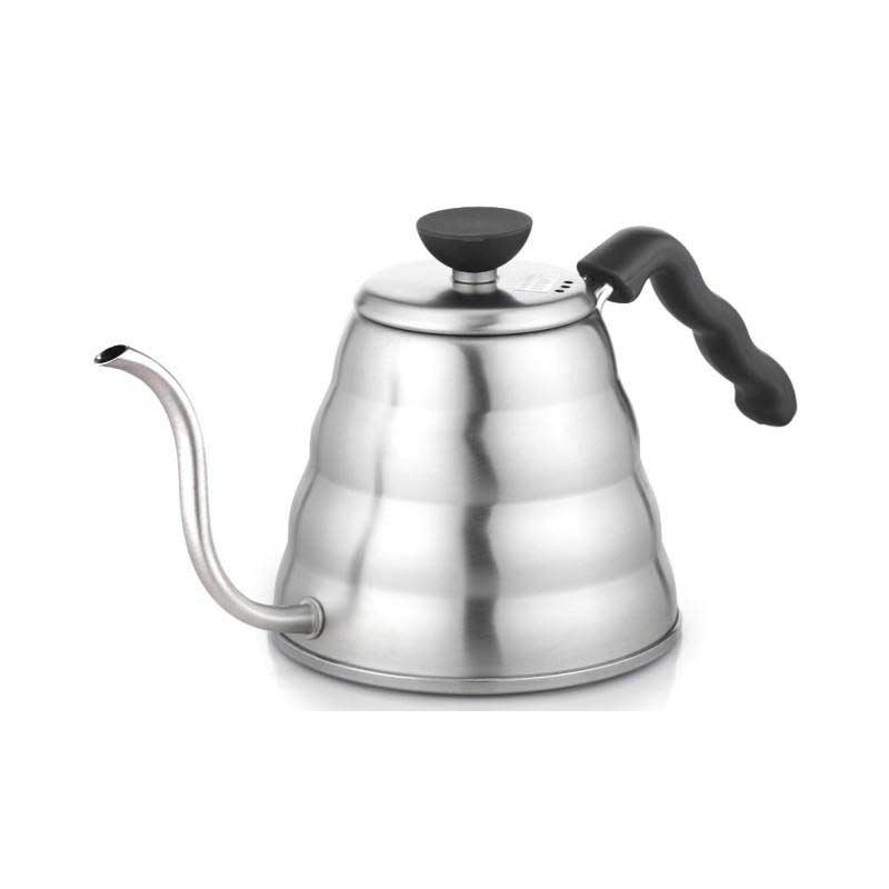 Kaffebox Hario Pour Over Kettle Buono 1.2l hellekanne - Hairline Silver