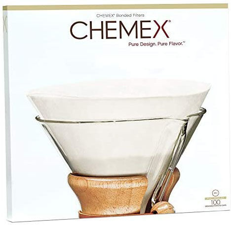 Kaffebox Chemex filter, 6-10 kopps - Unfolded