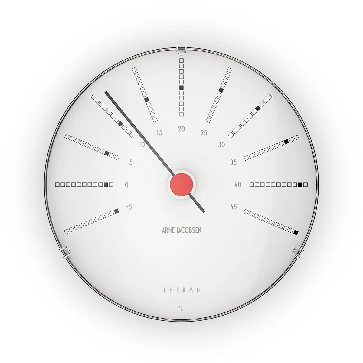 Arne Jacobsen værstasjon termometer
