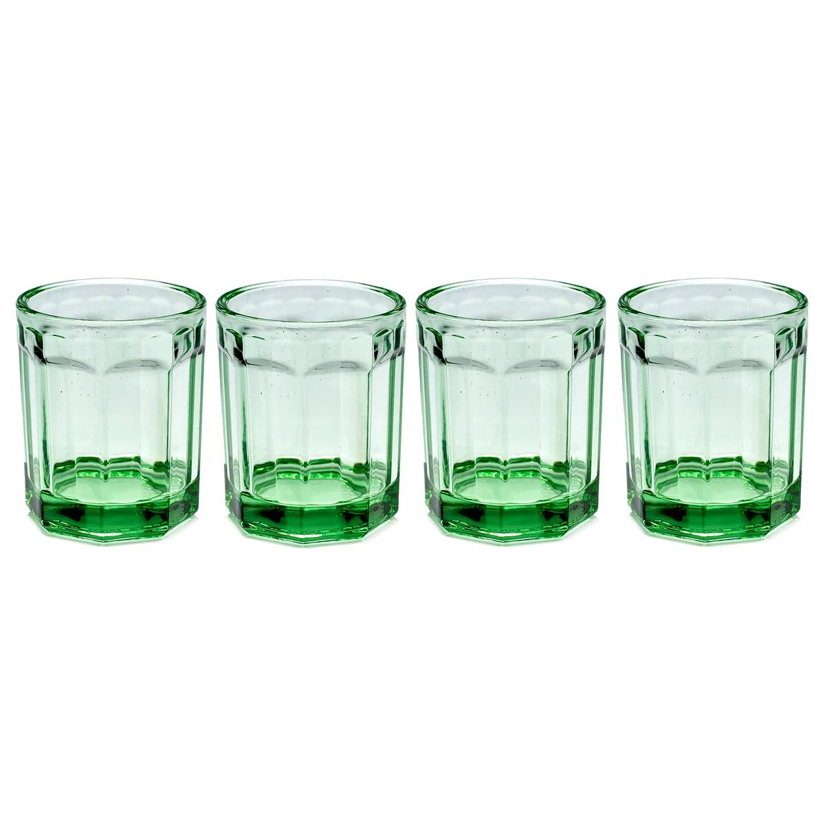 Serax Fish & Fish glass 22 cl 4-pakning Green
