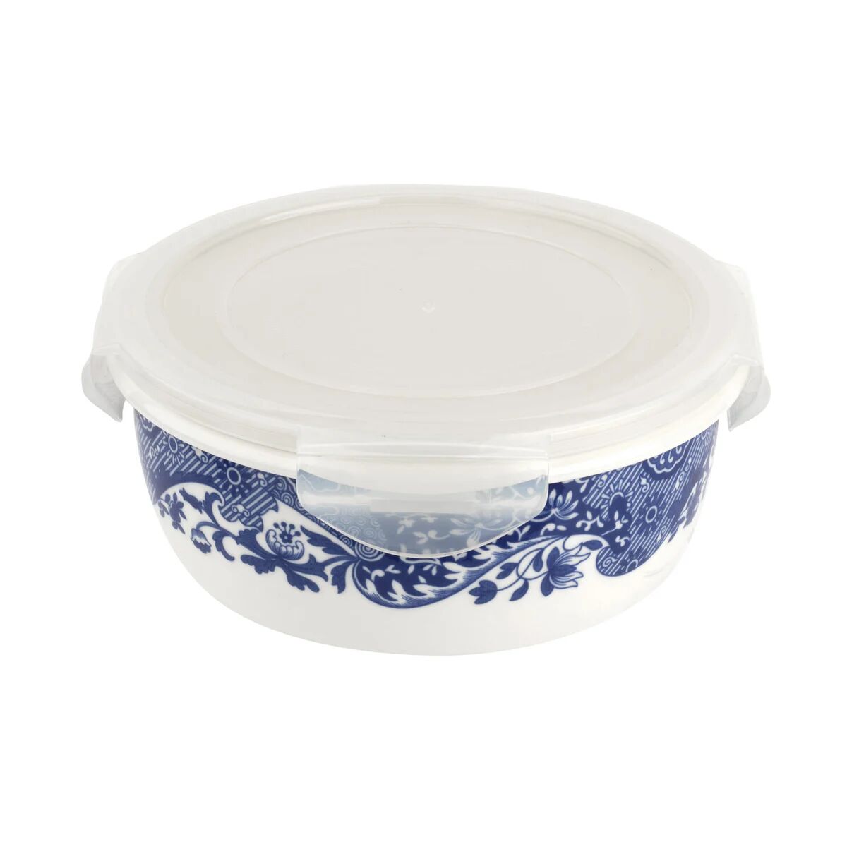 Spode Blue Italian oppbevaringsboks med lokk 17 cm