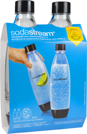 SodaStream Butelka SodaStream Fuse 2 x 1 l czarna