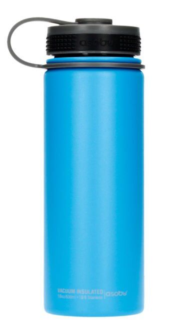 Asobu Alpine Flask - niebieska butelka termiczna 530 ml