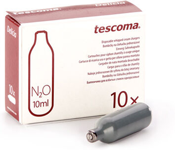 Tescoma cargas p/ sifão de chantily DELÍCIA, 10 pcs