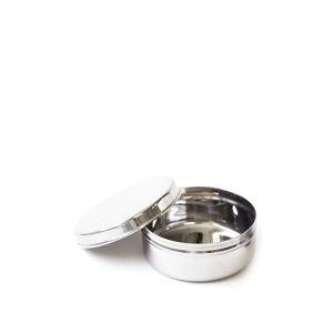 Ecolunchbox - Round Snack Jar Ecodipper - Silver - Matlådor Och Förvaringsburkar - Metall