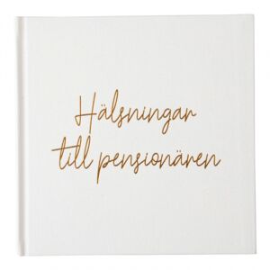 Gästbok Hälsningar till pensionären