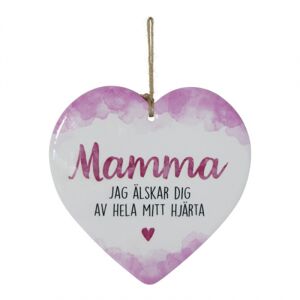 Keramikhjärta Mamma