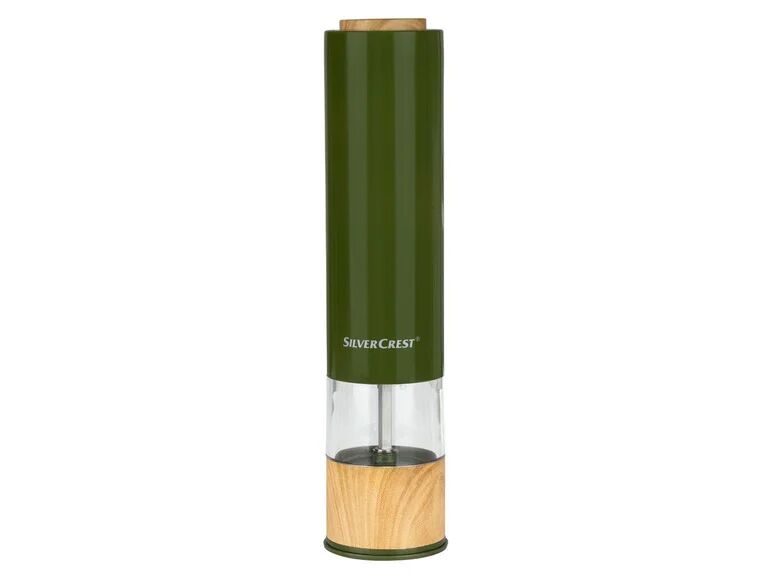 SILVERCREST® Elektrický mlynček na soľ a korenie SMH 6 A2 (olivová)