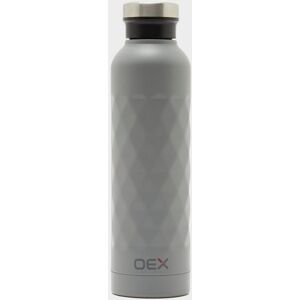 OEX 500Ml Double Wall Bottle - Grey, Grey One Size