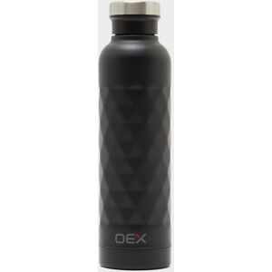 OEX 500Ml Double Wall Bottle - Black, Black One Size