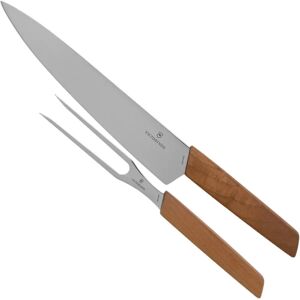 Victorinox Wood 5.1200.12G steak knife, set of 2, straight edge