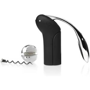 Rabbit Vertical Corkscrew with Foil Cutter black/gray 15.0 H x 16.0 W x 5.0 D cm