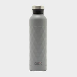 OEX 500ml Double Wall Bottle, Grey  - Grey - Size: One Size