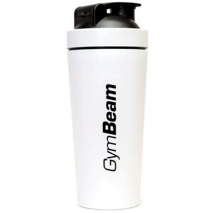 GymBeam Shaker Steel sports shaker colour White 739 ml