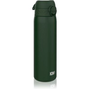 Ion8 Leak Proof stainless steel water bottle Dark Green 600 ml