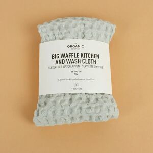 The Organic Company Big Waffle Kitchen & Wash Cloth