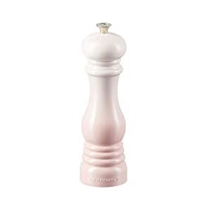 Le Creuset Classic Adjustable Pepper Mill Grinder, Chip-resistant ABS Plastic, Anti-Corrosion, 40g, 21 cm, Shell Pink, 44001217770000