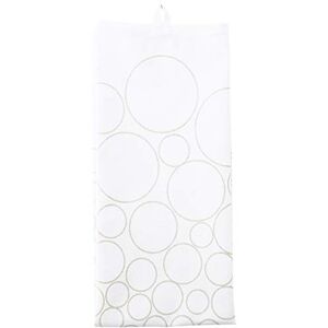 Manostiles Danish Design Co. Tea Towel, 100% Organic cotton, White, One Size