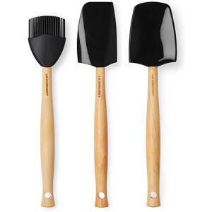 Le Creuset Black Onyx 3-Piece Spatula Set