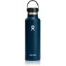 Hydro Flask Standard Mouth Flex Cap thermo bottle colour Dark Blue 621 ml