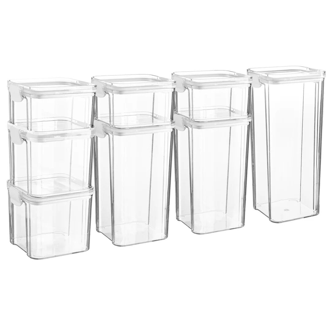 Photos - Food Container Argon Tableware - Food Storage Containers Set white 23.5 H x 10.0 W x 10.0