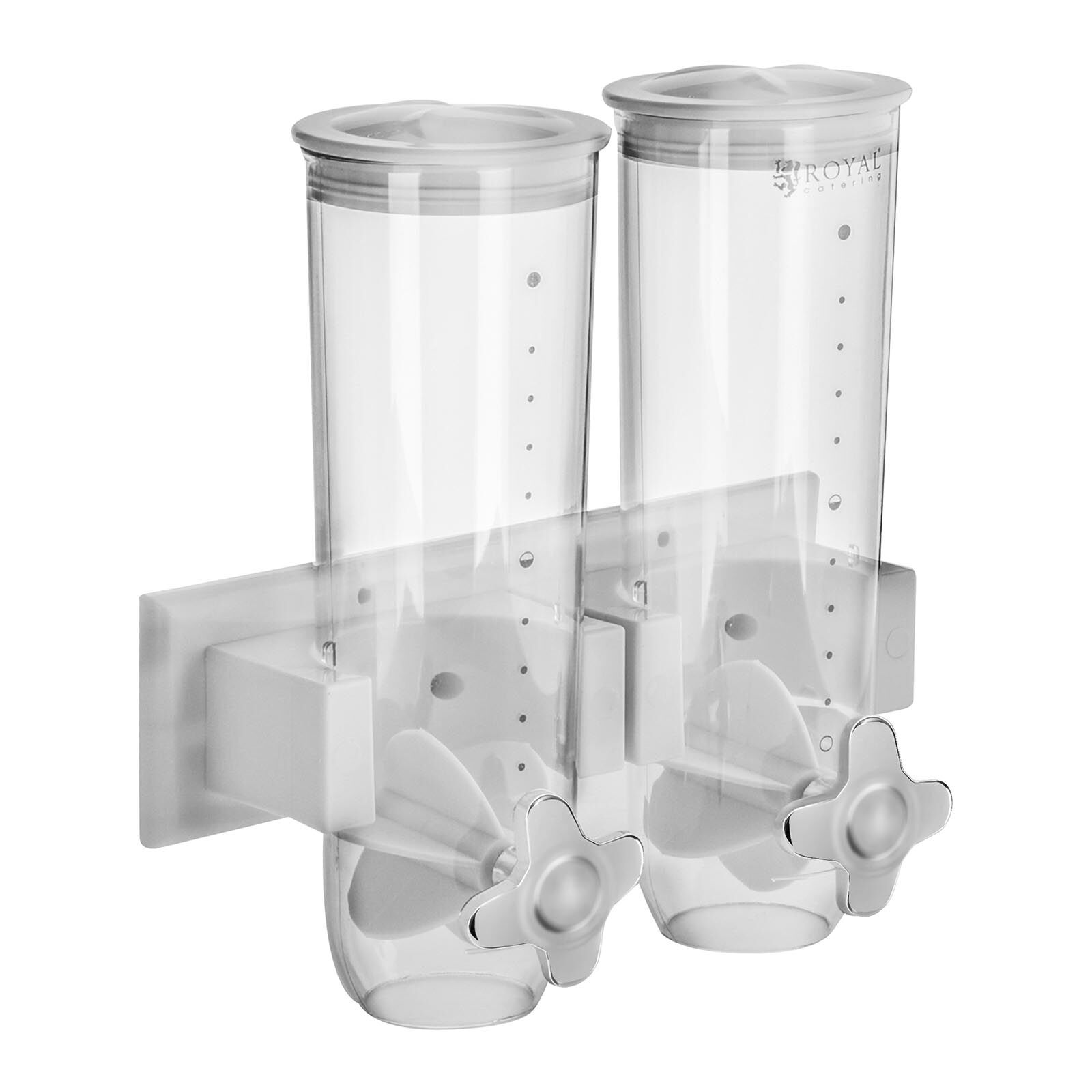 Royal Catering Cereal Dispenser 3 L - 2 containers RCCS-3L/2W