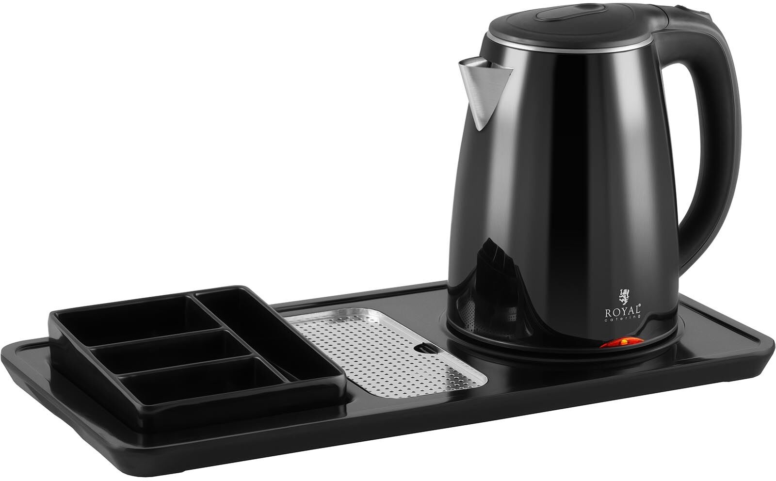 Royal Catering Electric Kettle - coffee and tea station - 1.2 L - 1,550 W - wireless RC-HKS01