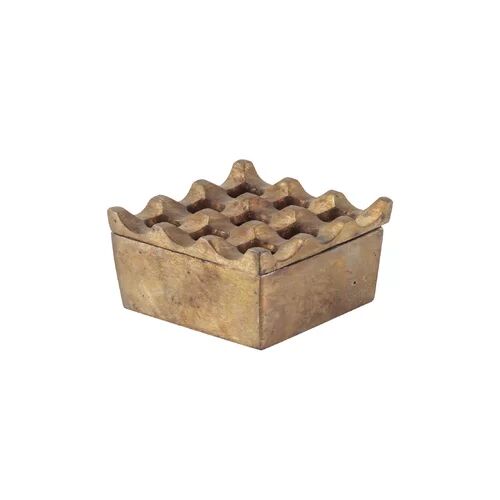 Bloomsbury Market Venkatraman Ashtray Bloomsbury Market Size: 4cm H x 7cm W x 7cm D  - Size: 46cm H X 35cm W X 13cm D