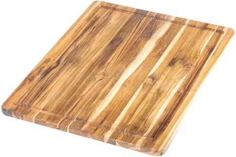 Union Rustic Meade Teak Wood Cutting Board with Juice Groove Union Rustic  - Size: